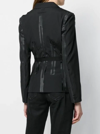 Pre-owned Jean Paul Gaultier Vintage Blazer With Attached Details In Black
