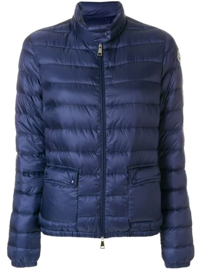 Shop Moncler Lans Padded Jacket In Blue