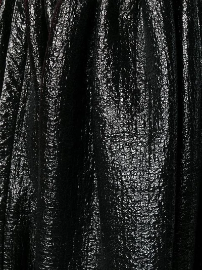 Shop Marni Full Pleated Skirt In Black