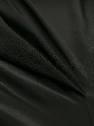 Shop Rick Owens Ribbed Waist Pencil Skirt In Black