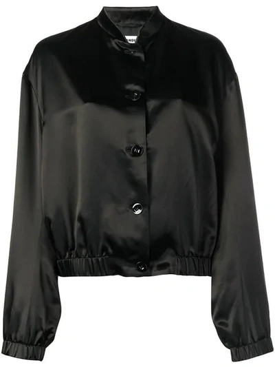Shop Jil Sander Genus Bomber Jacket In Black