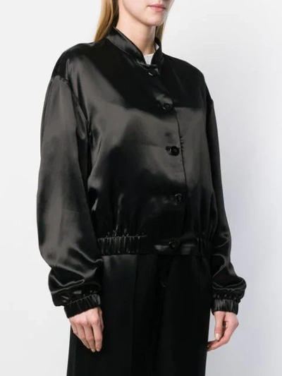 Shop Jil Sander Genus Bomber Jacket In Black