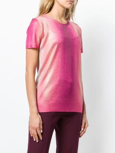 Shop Etro Lurex Effect T In Pink