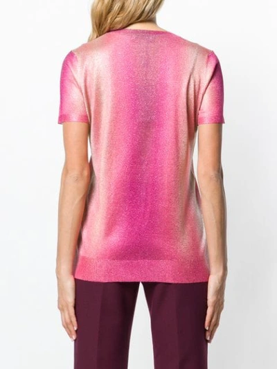 Shop Etro Lurex Effect T In Pink