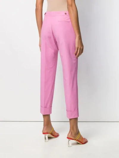 Shop Pt01 Klassische Cropped-hose In Pink