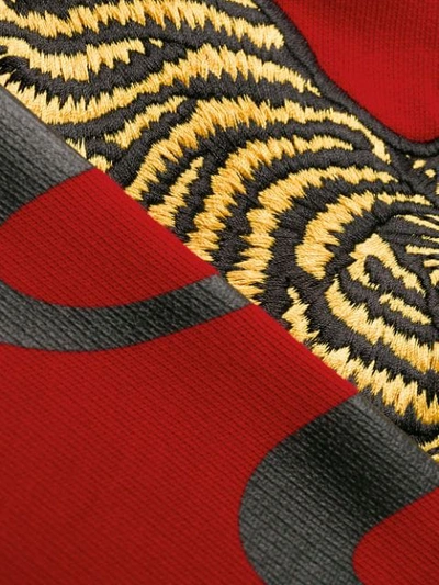 Shop Kenzo Jumping Tiger Hoodie In Red
