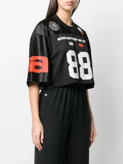 football jersey cropped top, Alexander Wang