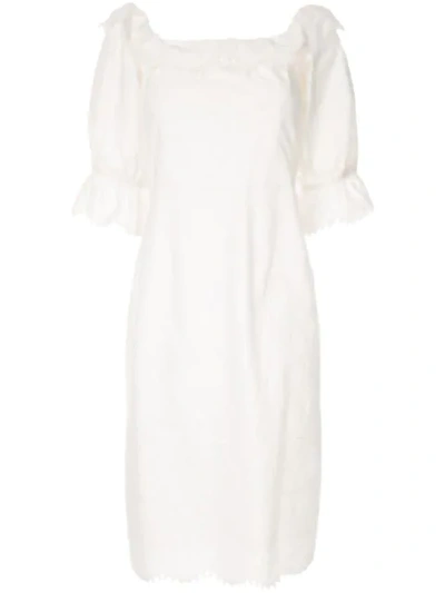 Shop Sea Off The Shoulder Dress In White