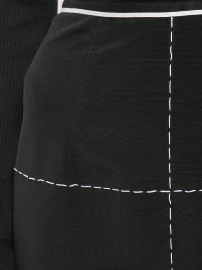 Shop Vera Wang Stitching Detail Pencil Skirt In Black