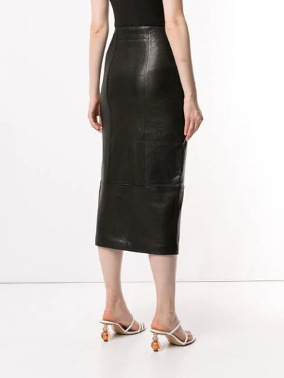 Shop Acler Middleton Midi Skirt In Black