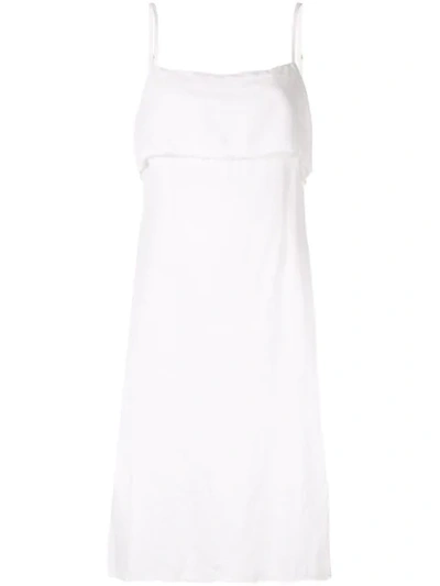 VENROY 毛巾布睡袍连衣裙 - 白色
