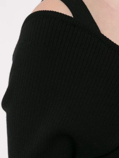 Shop Muller Of Yoshiokubo Short-sleeve Fitted Top In Black