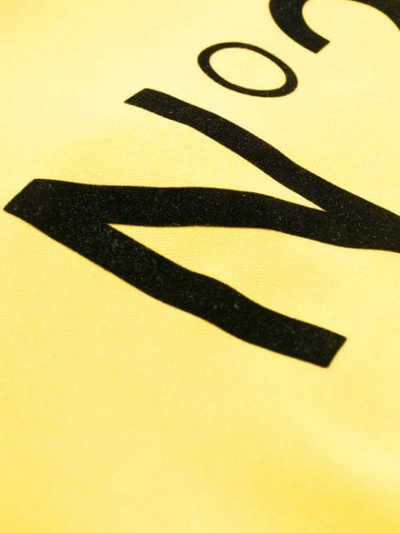 Shop N°21 Logo Printed Sweatshirt In Yellow