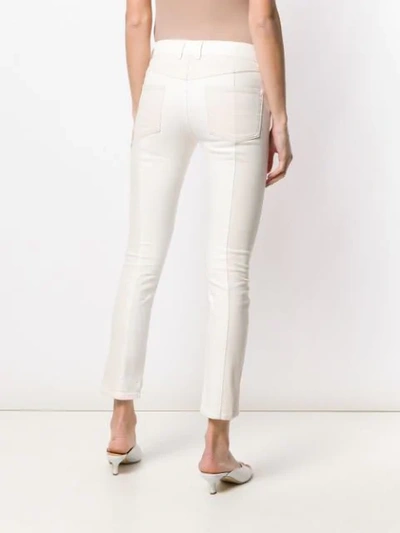 ALEXANDER MCQUEEN PANELLED SKINNY JEANS - 大地色