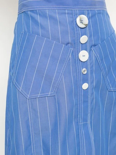 Shop Ellery Aggie A-line Skirt - Blue