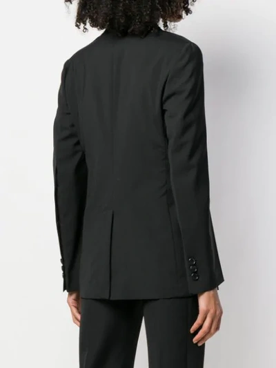 Shop Prada Classic Tailored Blazer In Black