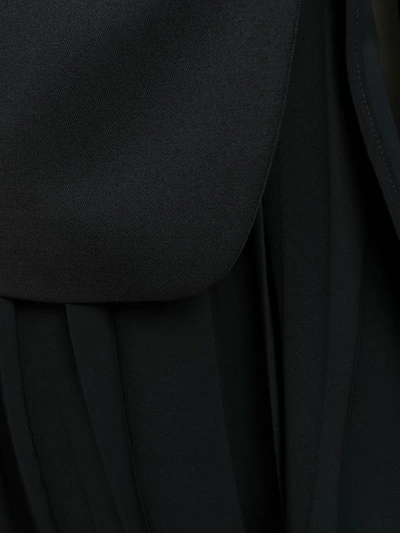 Shop Mm6 Maison Margiela Detachable Skirt Blazer In Black