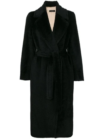 Shop Antonelli Greta Robe-coat - Black