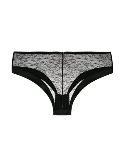 Shop Myla Lace Brief In Black