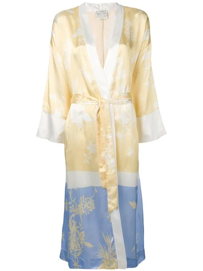 Shop Forte Forte Tie Waist Kimono - Neutrals