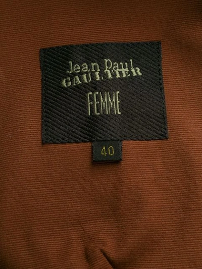 Pre-owned Jean Paul Gaultier 1988 Double Breasted Jacket In Brown