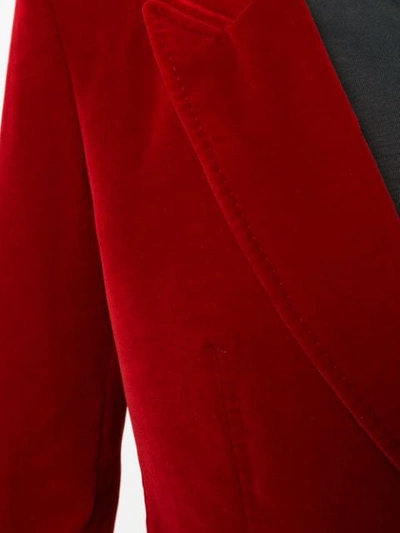 Shop Tom Ford Two Button Blazer In Red