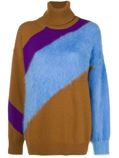 Shop N°21 Oversized Roll Neck Sweater In 2126