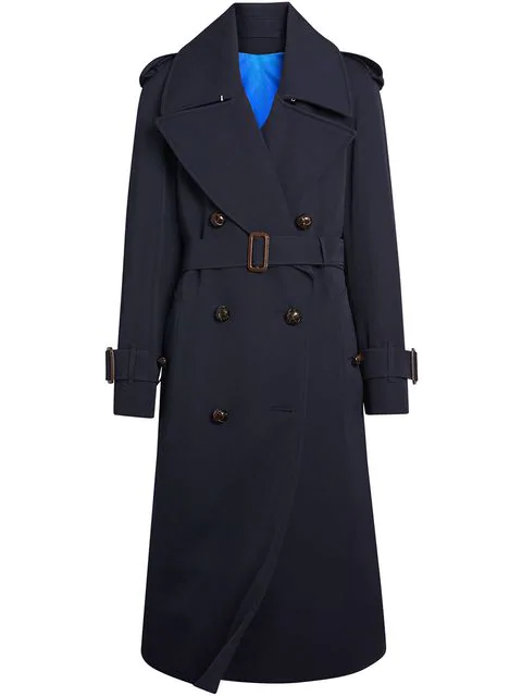 burberry wool gabardine trench coat