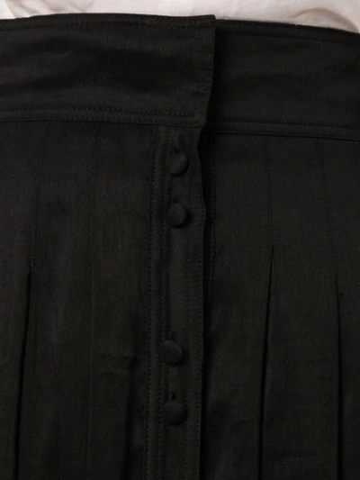 Shop Aje Pleated Full Skirt In Black