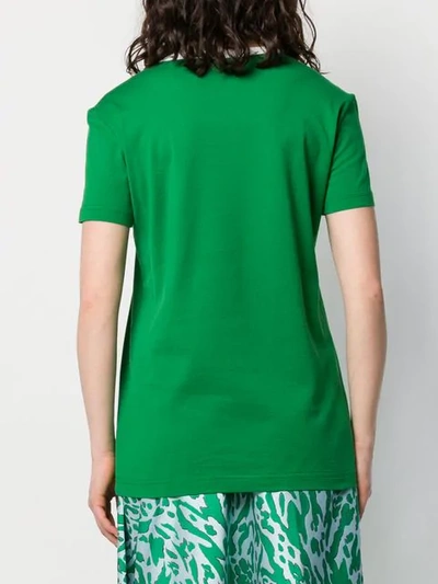 Shop Dolce & Gabbana T-shirt Mit Logo-print In Green