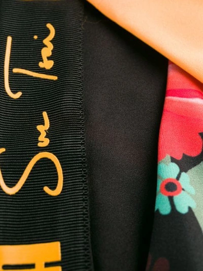 Puma X Sue Tsai Floral-panel Leggings In Black