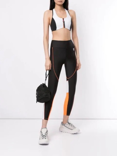 Shop P.e Nation Camber Sports Bra In White