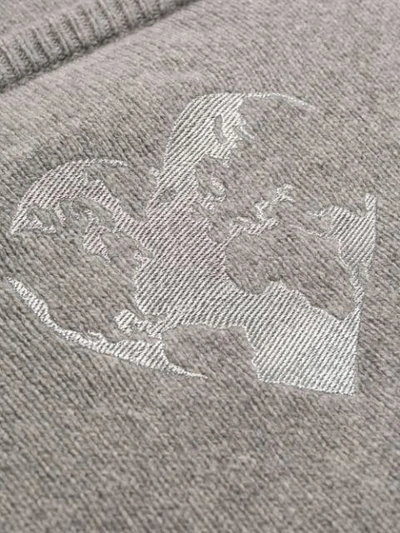 Shop Alberta Ferretti Save Me Sweatshirt In Grey