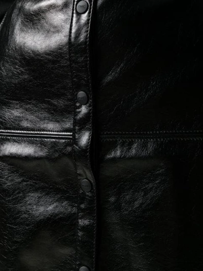 Shop Msgm Belted Panelled Mini Skirt In Black