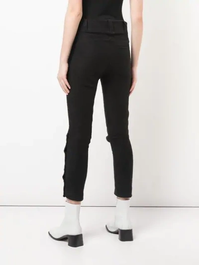 Shop Ann Demeulemeester Niles Trousers In Black