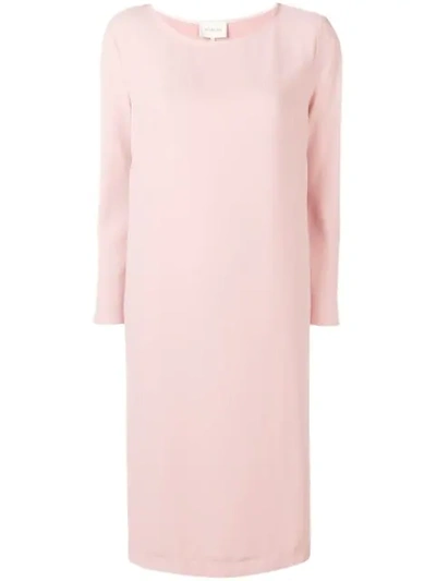 Shop Marcha Giselle Midi Dress In Pink