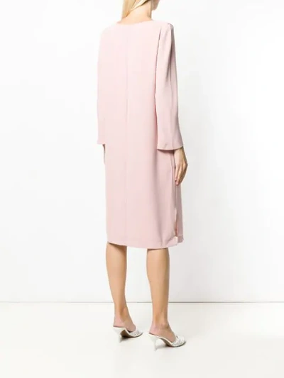 Shop Marcha Giselle Midi Dress In Pink