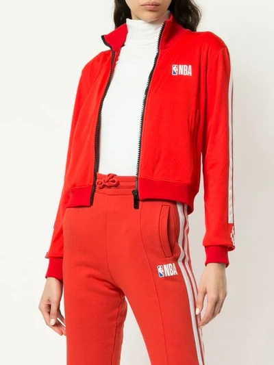 Shop Marcelo Burlon County Of Milan Cropped-trainingsjacke In 2088