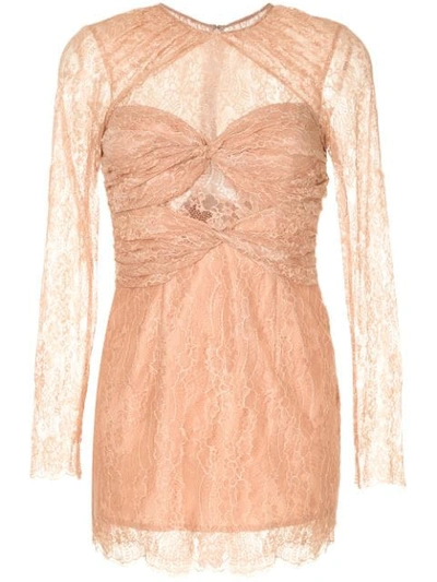 Shop Alice Mccall Not Your Girl Dress In Neutrals