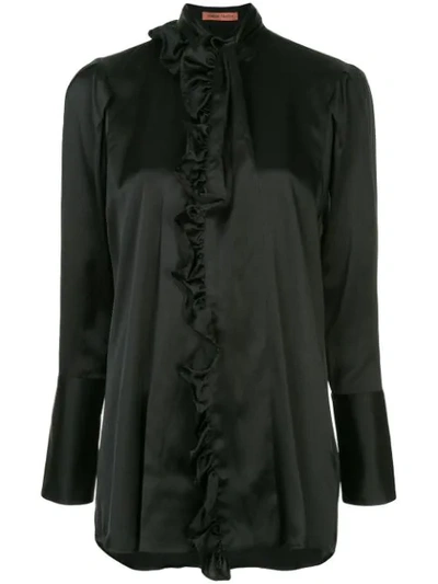 Shop Maggie Marilyn Classic Pussybow Blouse In Black