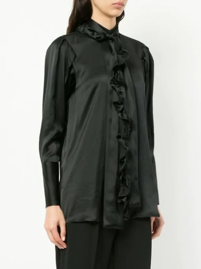 Shop Maggie Marilyn Classic Pussybow Blouse In Black