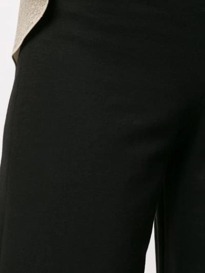 Shop Rosetta Getty Flared Trousers In Black