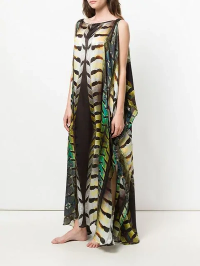 Shop Mona Beach Maxi Kaftan In Multicolour