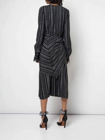 Shop Altuzarra 'sparks' Dress In Black