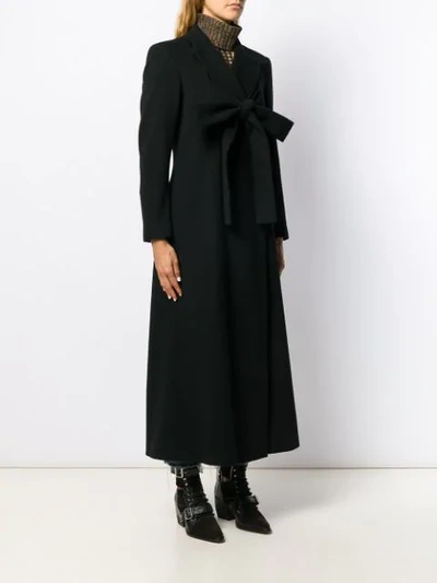 Pre-owned Jean Paul Gaultier 1993 Long Coat In Black