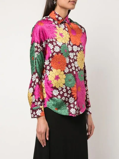 Shop Dodo Bar Or Flower Print Shirt In Multicolour