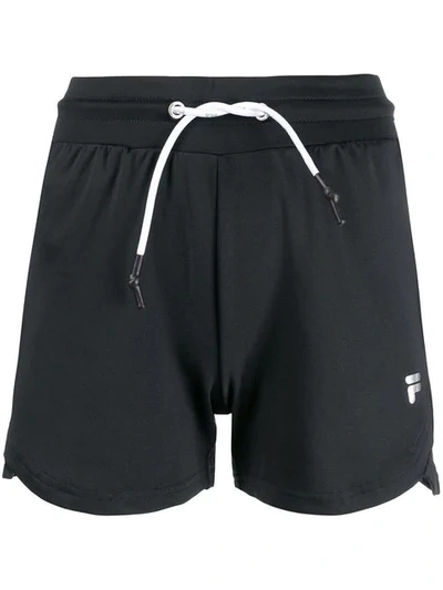 Shop Fila Logo Shorts - Black