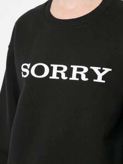 Shop Walk Of Shame Sorry Sweatshirt In Black