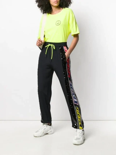 ICEBERG SATIN TRACKSUIT TROUSERS - 黑色