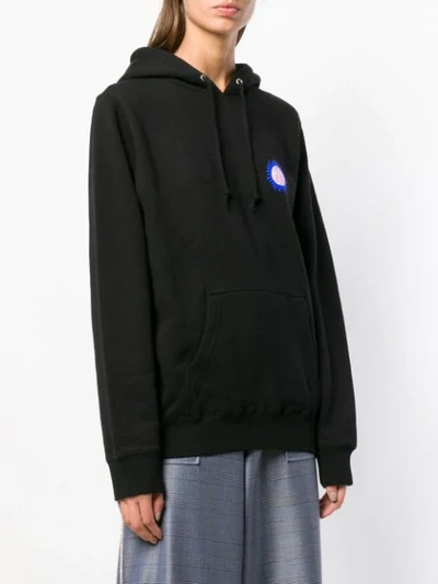 Shop Stussy Hooded Sweatshirt - Black